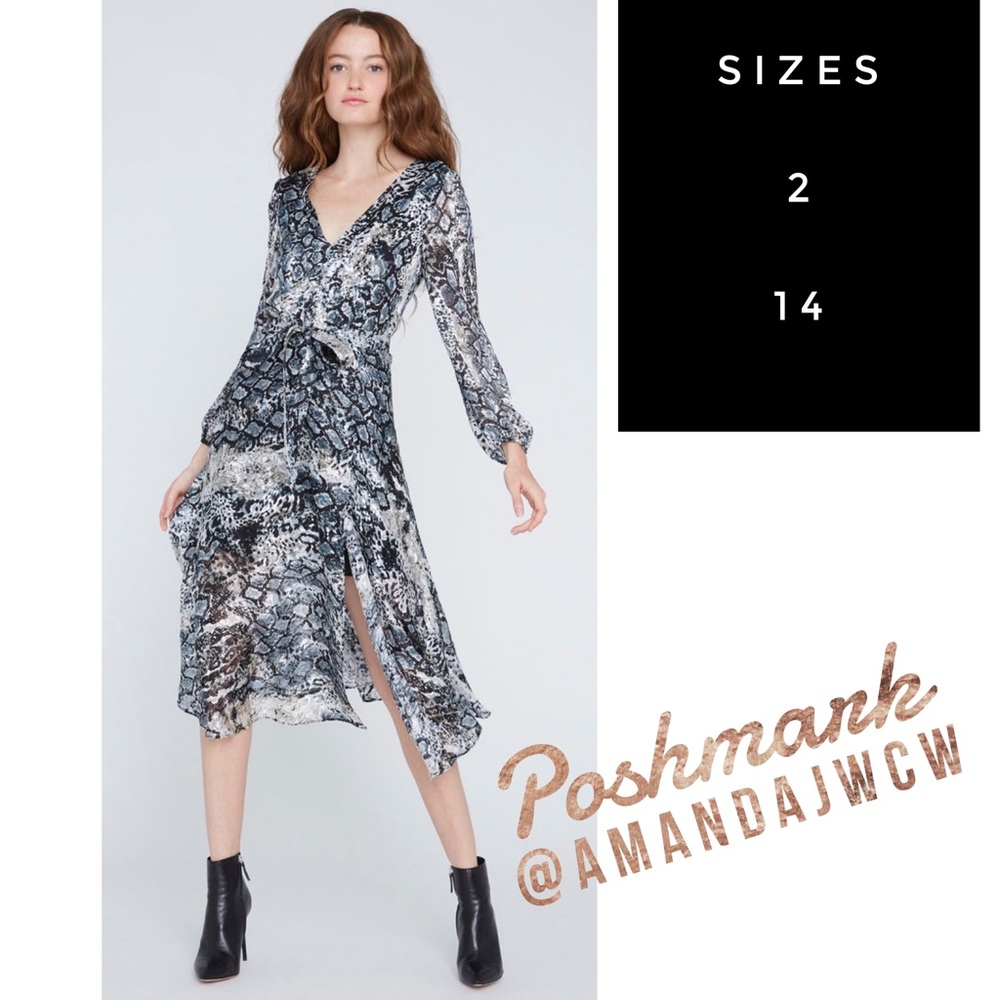 NWT- SOLD OUT- Alice + Olive Coco Designer Midi Dress 🖤